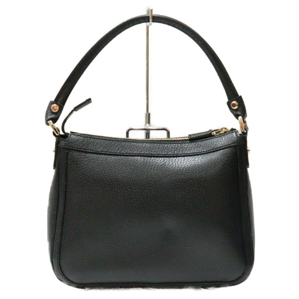 GUCCI One Shoulder Hobo Bag Black Leather classic - Picture 3 of 7